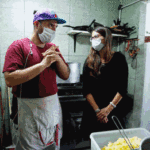 Ministra visitó el comedor Manuel Belgrano en el Bajo Flores