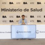 Conferencia de prensa e informe sanitario del ministerio de salud