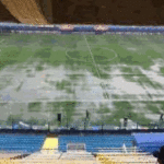 Empiezan las obras del drenaje de La Bombonera