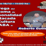 Distinguen a Roberto Gutiérrez como Personalidad Destacada de la Cultura