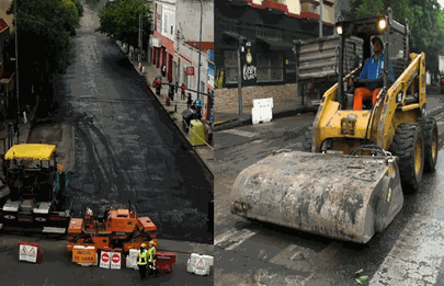 Repavimentación de Larrazábal con asfalto sustentable