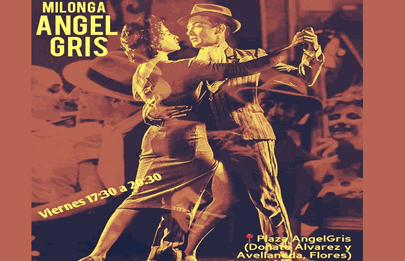 Nueva jornada de la Milonga del Ángel Gris en Flores