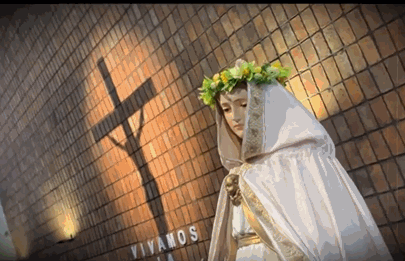 Nueva pila bautismal en una parroquia de la Misericordia