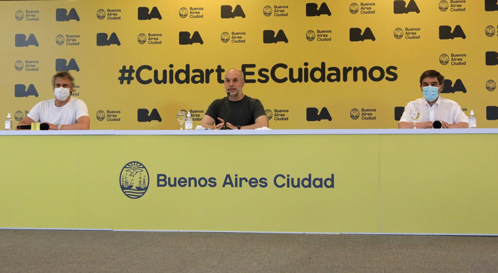 Larreta dio detalles de la situación sanitaria en la Ciudad en jornada récord de casos