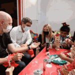 Larreta participó de un festejo navideño solidario en Parque Chacabuco