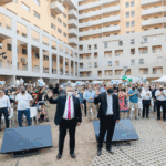 El Presidente en la entrega de viviendas más importante en la historia del Procrear