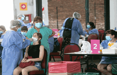 Testeos contra el COVID-19 en la Comuna 8