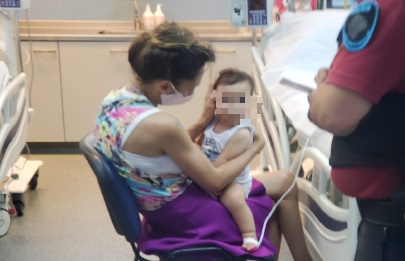 Una policía se convirtió en héroe y salvó la vida de un bebé en Barracas