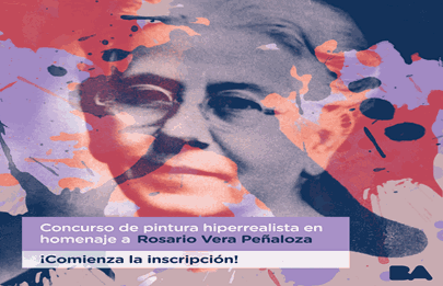 Concurso de pintura hiperrealista en homenaje a Rosario Vera Peñaloza