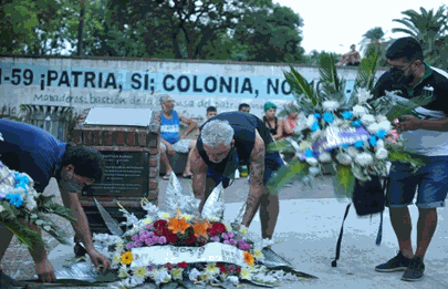 Comuneros rindieron homenaje a la gesta heroica del barrio