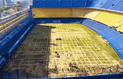 Preocupación por el estado del campo de juego de Boca Juniors