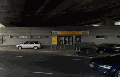 Testeos en la puerta de la Subsede Comunal 9