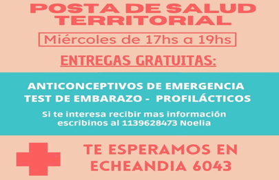 Posta de Salud Territorial en la Comuna 8