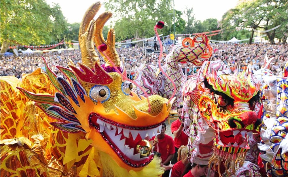 Comienza el año 4720 chino; festejos en Belgrano