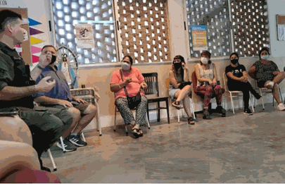 Reunión de Seguridad con el nuevo Comandante de Gendarmería en Soldati