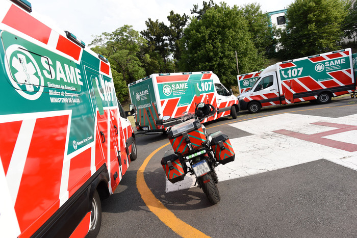 El SAME incorporó 10 nuevas ambulancias y motos