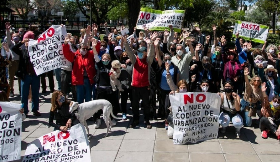Vecinos de Saavedra y Núñez marchan a Parque Saavedra contra las torres y el Código Urbanístico porteño