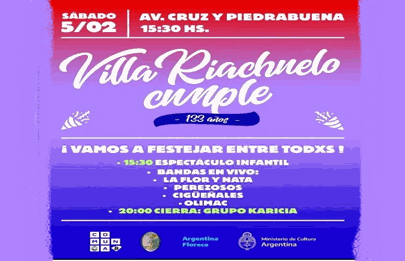 Se viene el festejo de aniversario de Villa Riachuelo