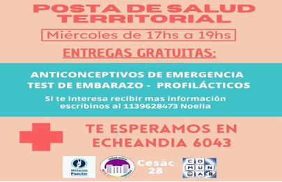 Posta de Salud Territorial en Villa Lugano