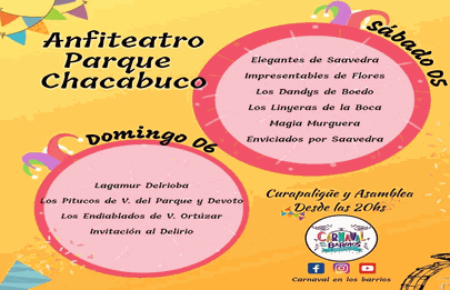 Confirman que habrá corso en Parque Chacabuco