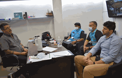 La Comuna 9 con los responsables de los agentes de prevención