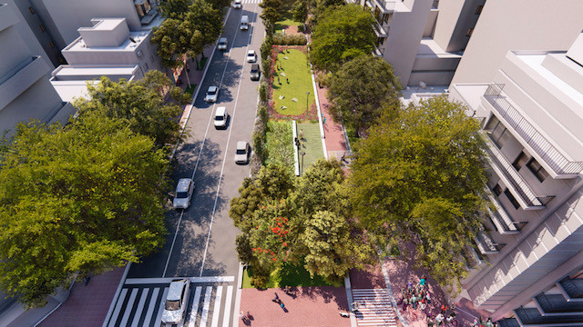 La Justicia frenó la construcción del Parque Lineal sobre Honorio Pueyrredón en Caballito