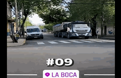Reclamo por circulación de tránsito pesado en el barrio de La Boca