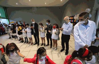 Larreta inauguró el ciclo lectivo 2022 en Nueva Pompeya