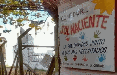 Dramática situación de un comedor comunitario del Bajo Flores