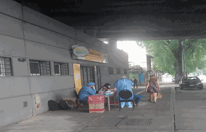 Parque Avellaneda: Unidad de testeo móvil en la Comuna 9