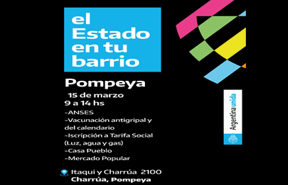El Estado en tu Barrio presente en Nueva Pompeya