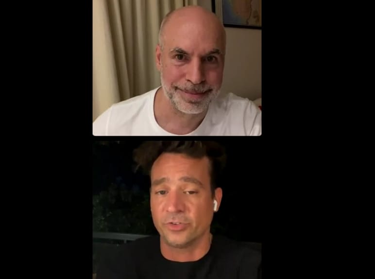 Chano le agradeció a Rodríguez Larreta porque lo ayudó a “sacar el registro” de conducir