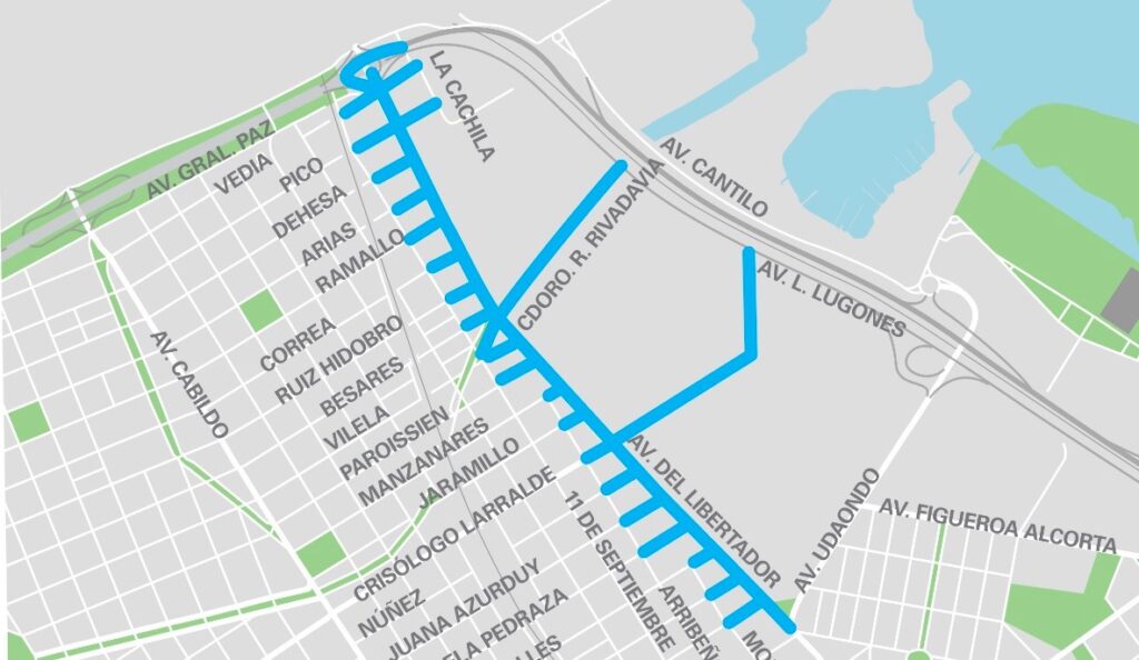 Núñez: la semana próxima, la Av. Del Libertador sufrirá cortes totales de tránsito por las noches