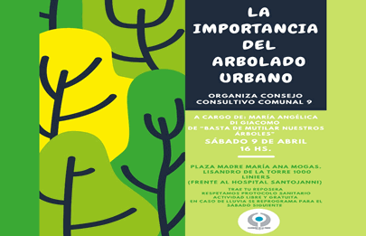 La importancia del arbolado urbano en la Comuna 9