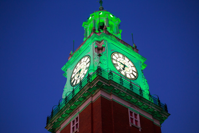 La Ciudad se pinta de verde por San Patricio