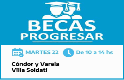Inscripción a becas Progresar en la Comuna 8