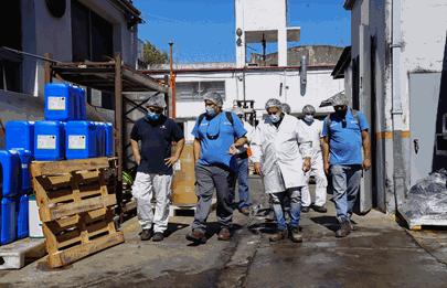 Operativo de fiscalización de ACUMAR en Pompeya