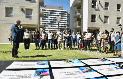 Nueva entrega de viviendas Procrear II en la Comuna 4