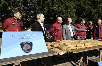 Queman droga incautada por la Policía de la Ciudad