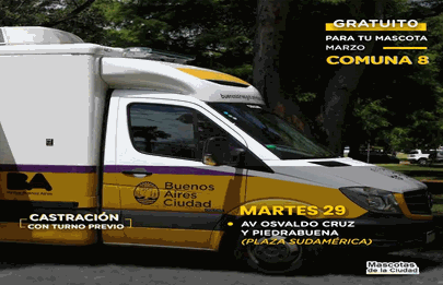 Campaña de castración gratuita en la Comuna 8