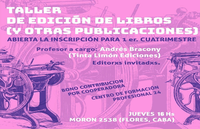 Taller de Edición de Libros en CPF 24 de Flores
