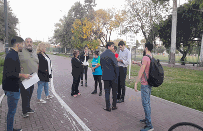 Reunión de trabajo por plan de seguridad para el Parque Avellaneda