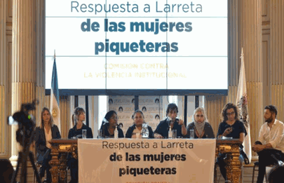 Legislatura: Mujeres piqueteras le respondieron al jefe de Gobierno