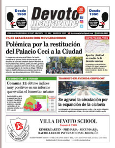 Salió la edición impresa Marzo 2022, puede leerla desde acá