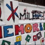 Almagro: el Frente de Izquierda repudia en la Legislatura porteña el vandalismo al mural por la Memoria en el Polideportivo de Sarmiento 4041