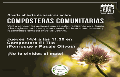 Charla abierta sobre composteras comunitarias