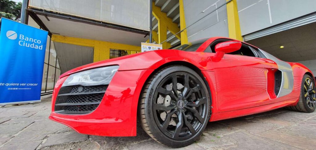 Subastaron el Audi de los trompos en Palermo por más de $27.000.000
