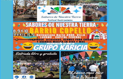 Feria Sabores de Nuestra Tierra en el barrio Copello