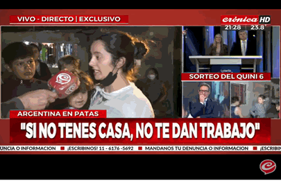 Pobreza en el sur porteño “Nos hacemos ojotas con botellas”