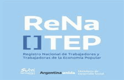 400 mil personas se incorporaron al ReNaTEP en los últimos meses